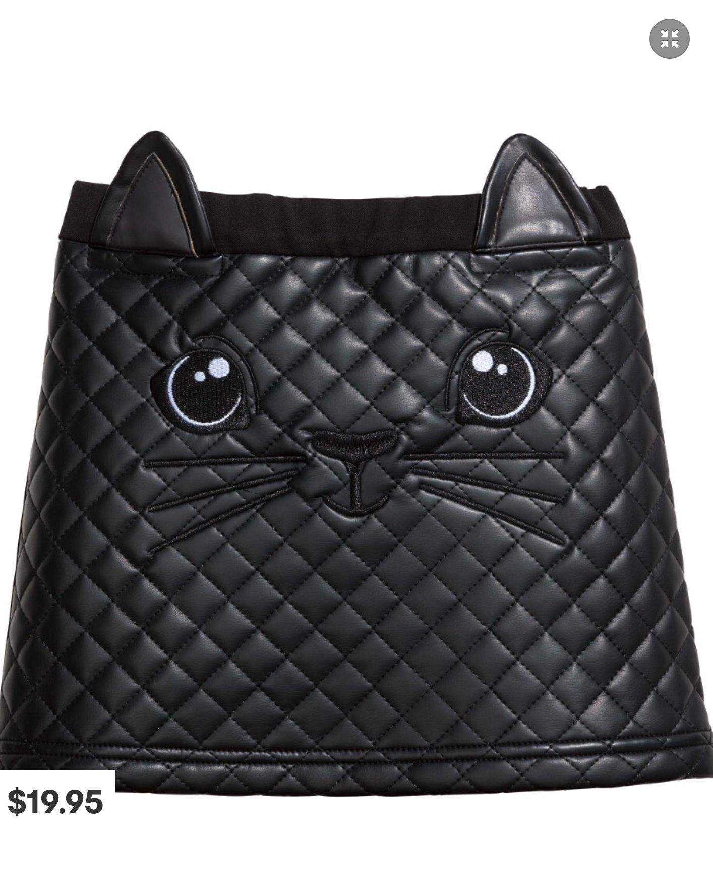 H&M Quilted Cat Skirt