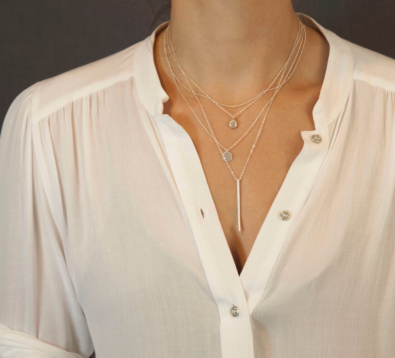 Layered-and-long-necklace