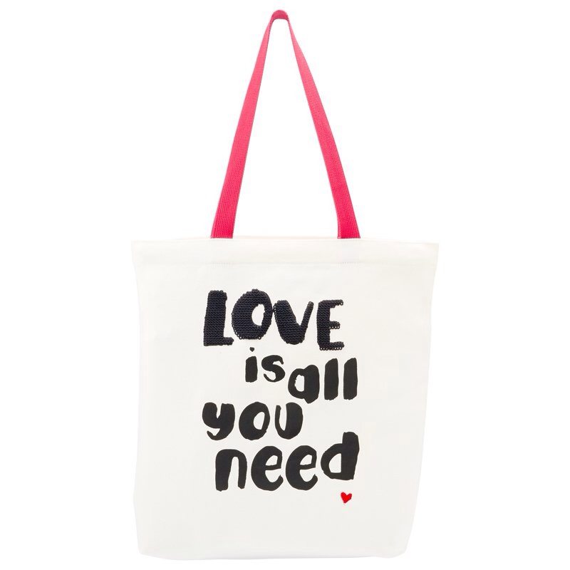 Chapters-love-is-all-you-need-tote