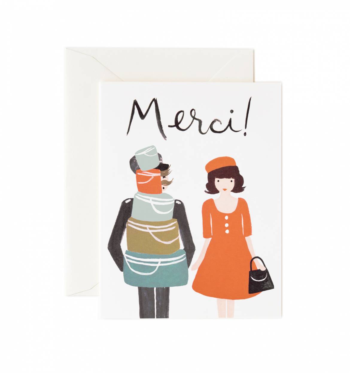 Rifle Paper Co French Merci Thank You Card