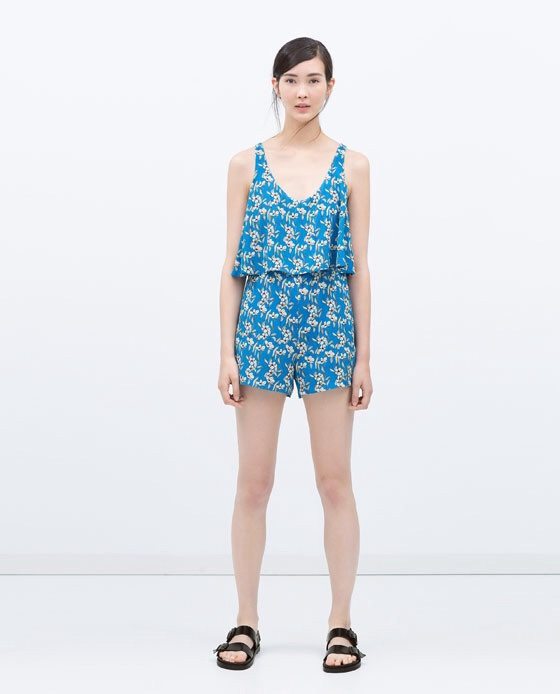 Zara Printed Jumpsuit