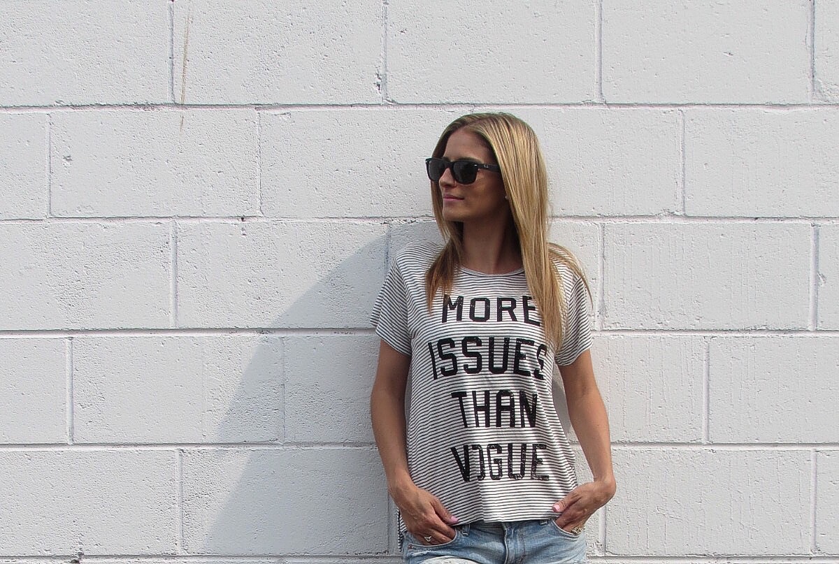 More issues than vogue t shirt