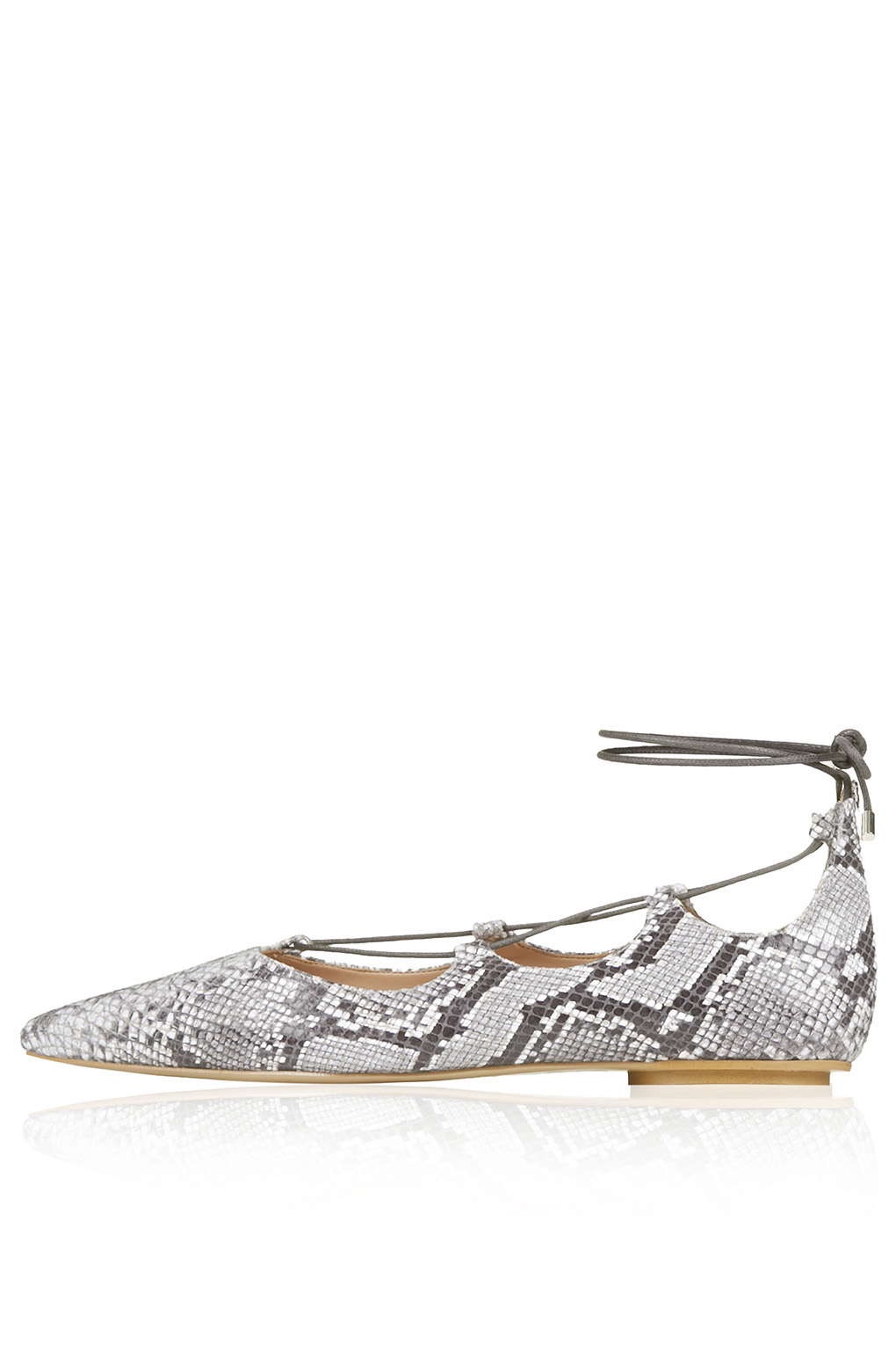 Kingdom snake-effect Ghillie pointed flats