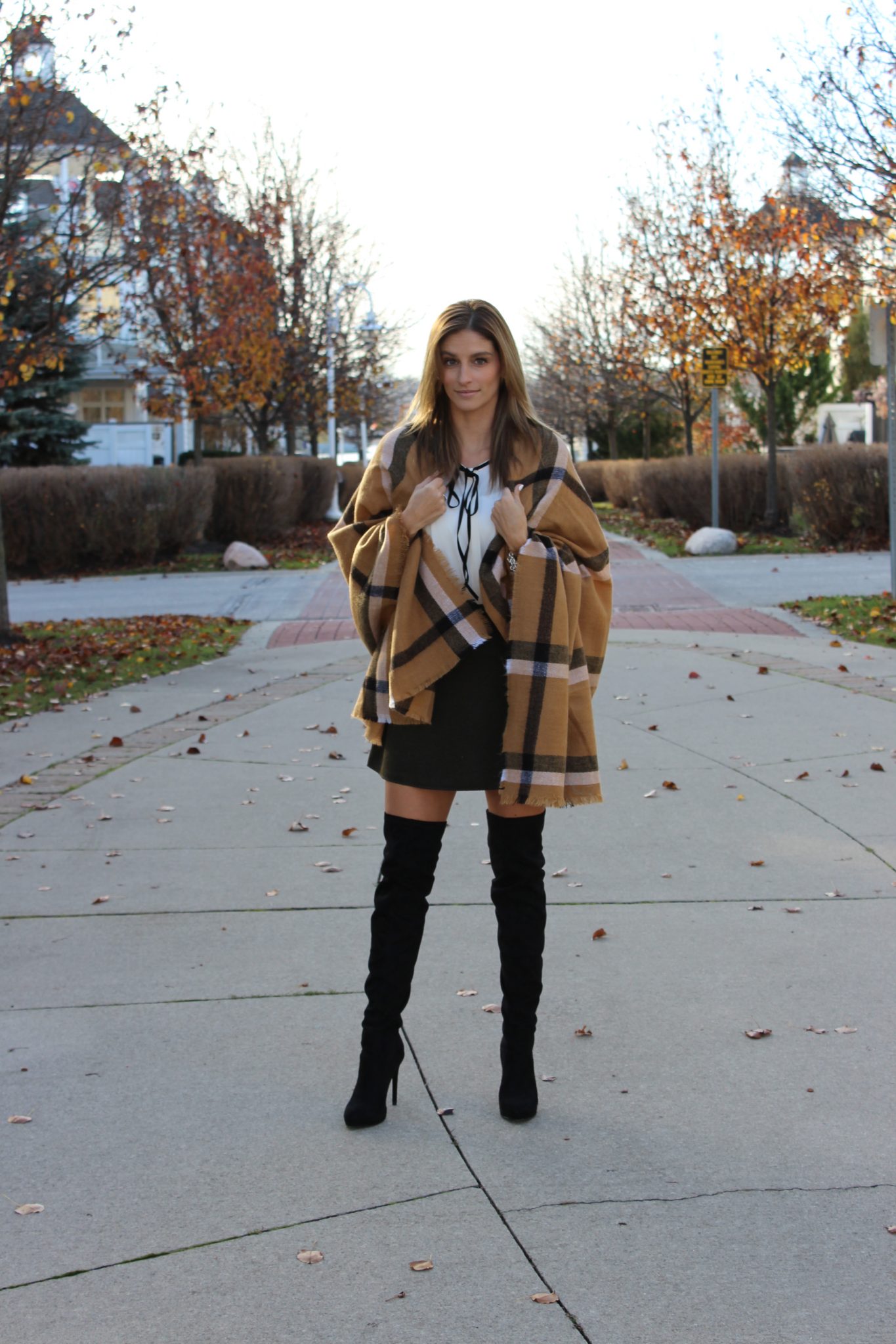 How to style a skirt for Winter wtih the help of Upper Canada Mall