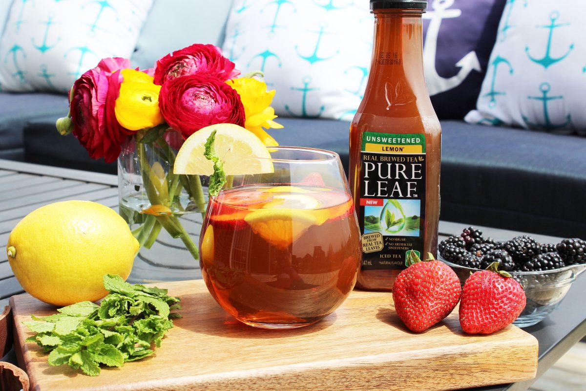 Getting Summer Ready with my Own Pure Leaf Tea Cocktails!