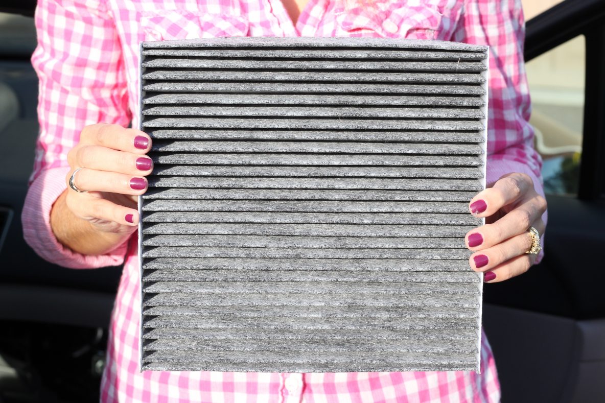 What a FRAM cabin air filter looks like