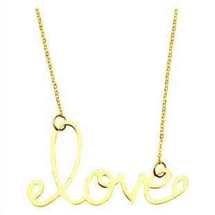 Love Necklace - Gold by Cara Accessories, $20.00
