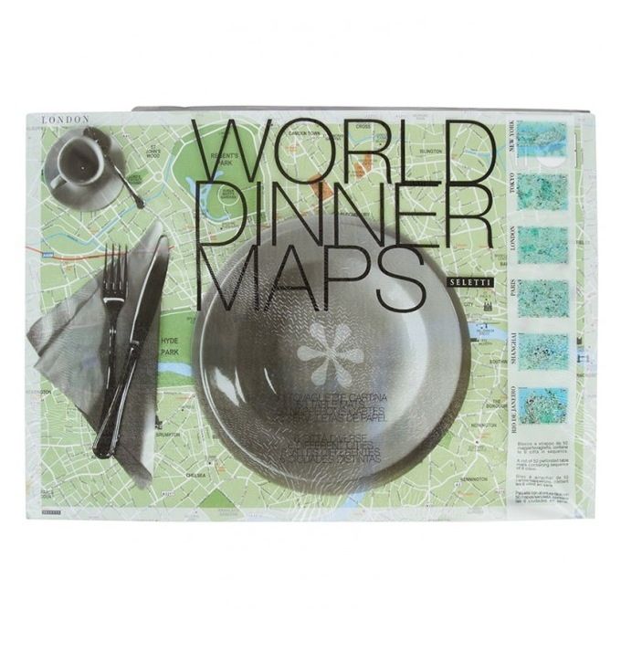 Seletti World Map Dinner Placemats, $28.26