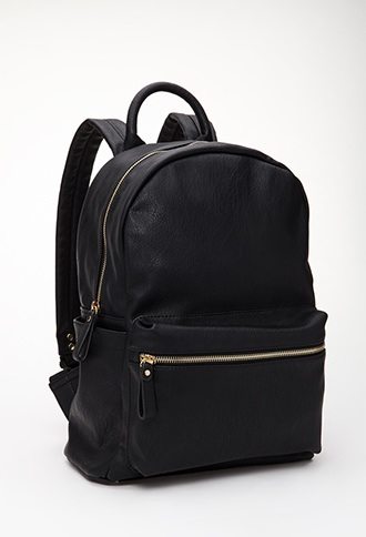 Forever 21 Classic Faux Leather Backpack