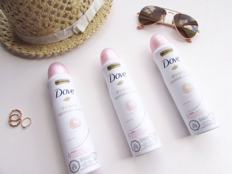 My Unexpected Love For Dove's New Beauty Finish Dry Spray Antiperspirant