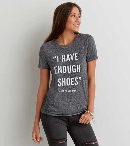 Aeo shoes graphic t shirt