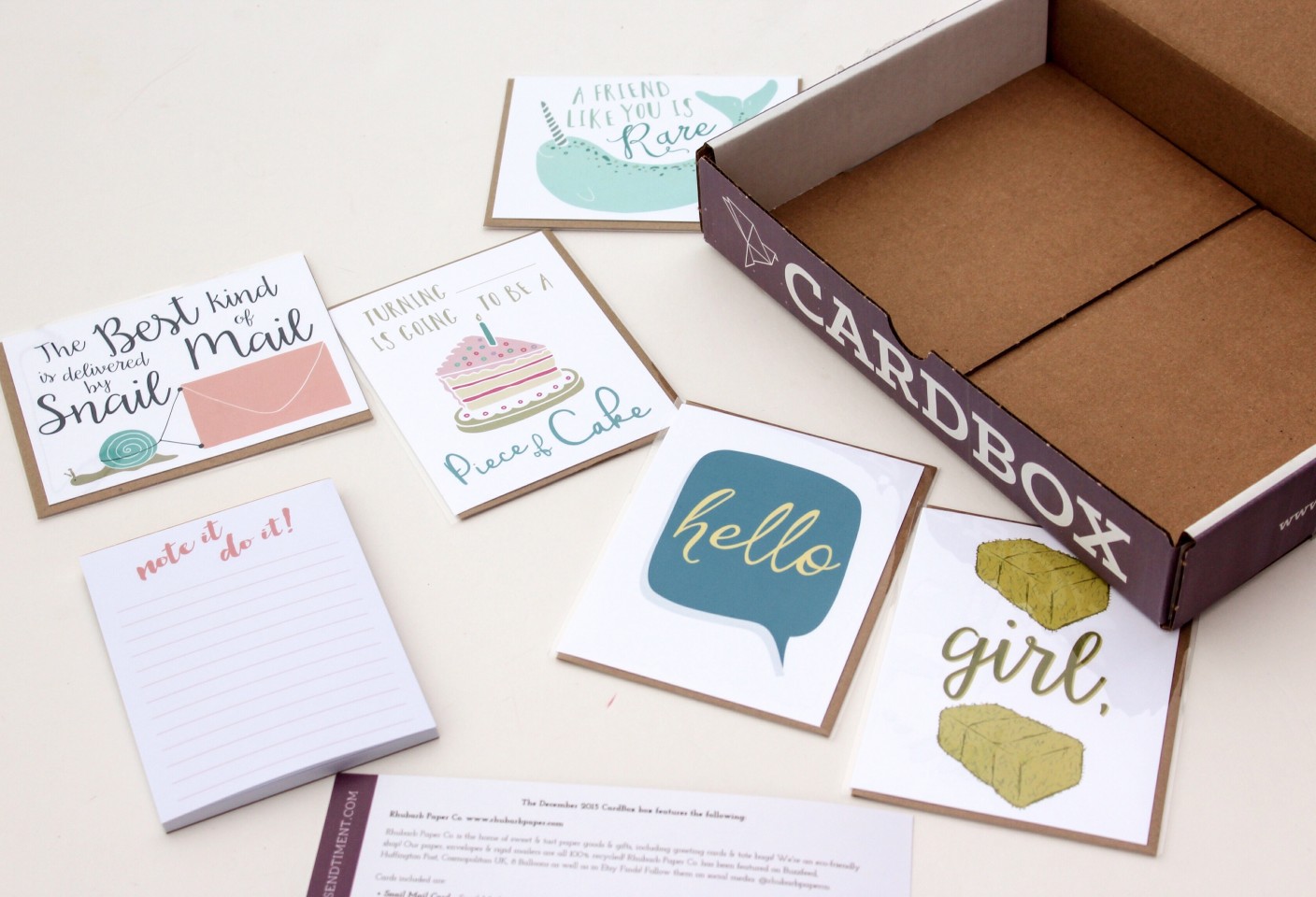 Giving the Gift of Greeting Cards and Stationary with CardBox by Sendtiment