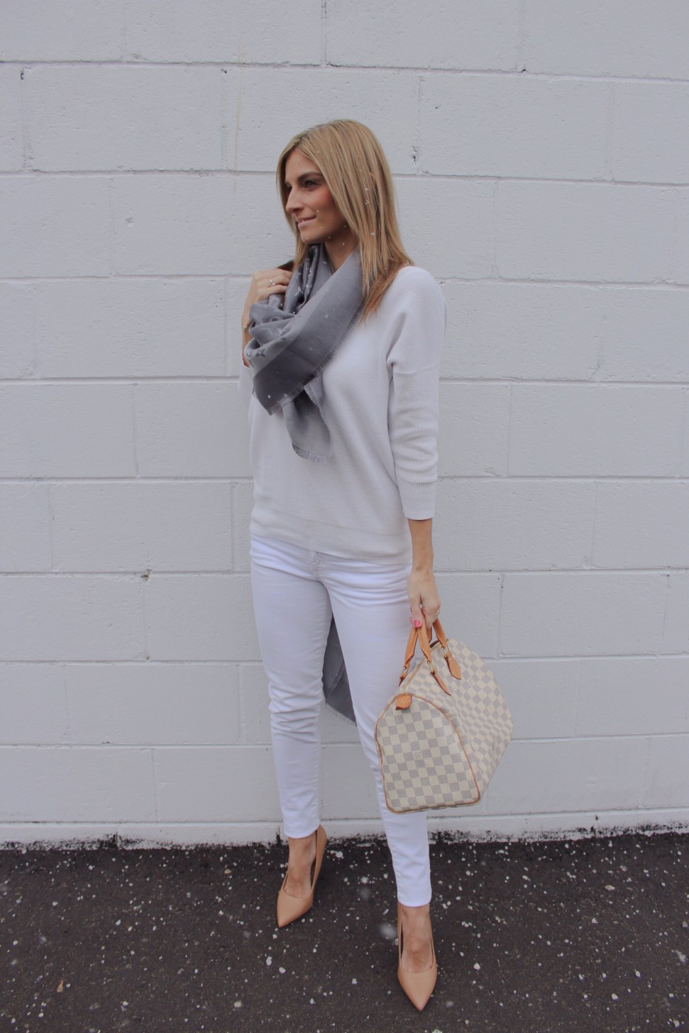 Winter White and Grey + Why I Try to Buy Classic Accessories