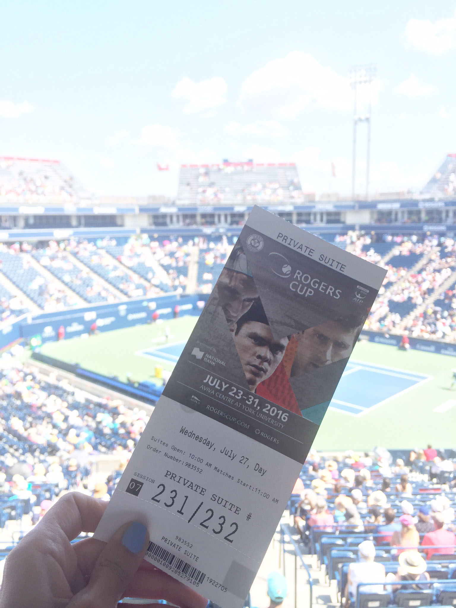 Rogers Cup with Lacoste 2016