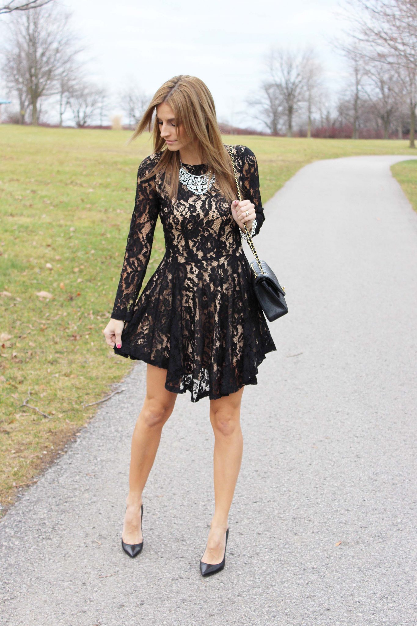 Black Lace Dress sparkleshinylove mandy furnis