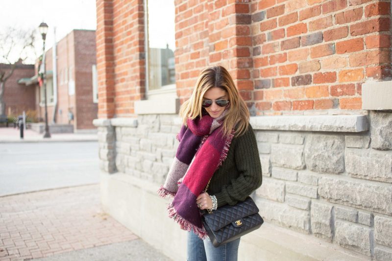 Oversized winter blanket scarf sparkleshinylove mandy furnis