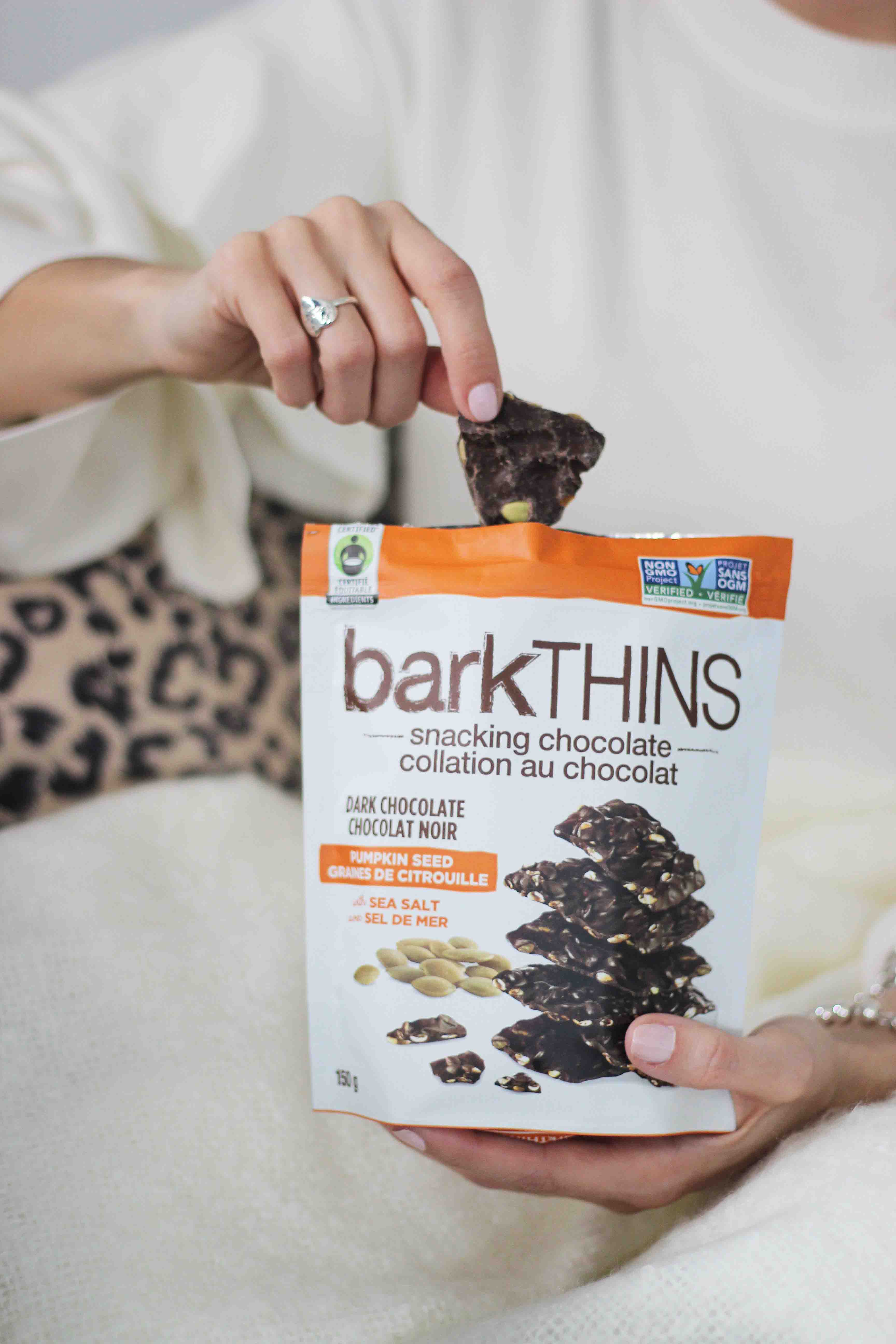 #snackingelevated with BarkThins