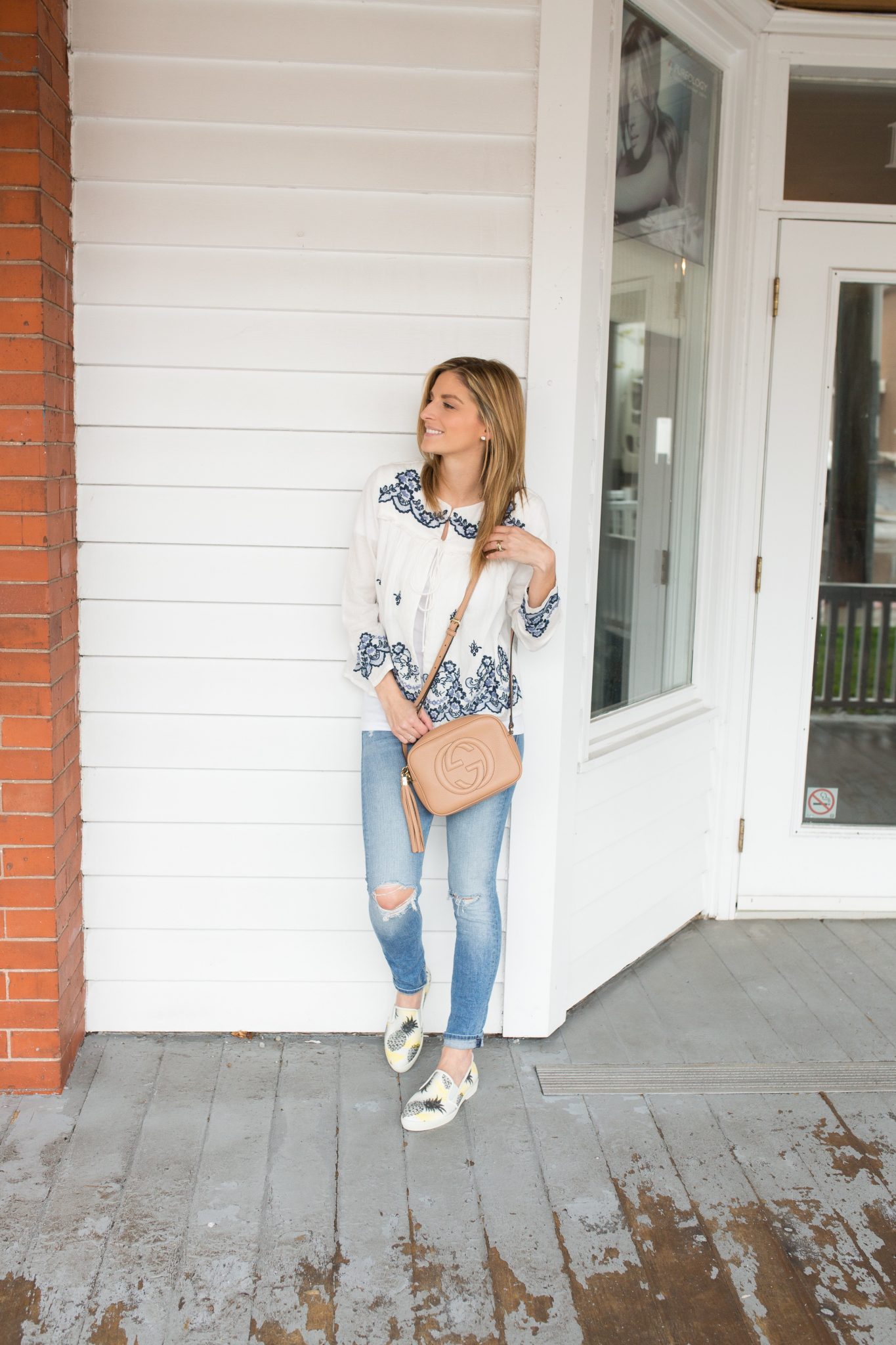 Spring Look with Pineapple deck shoes