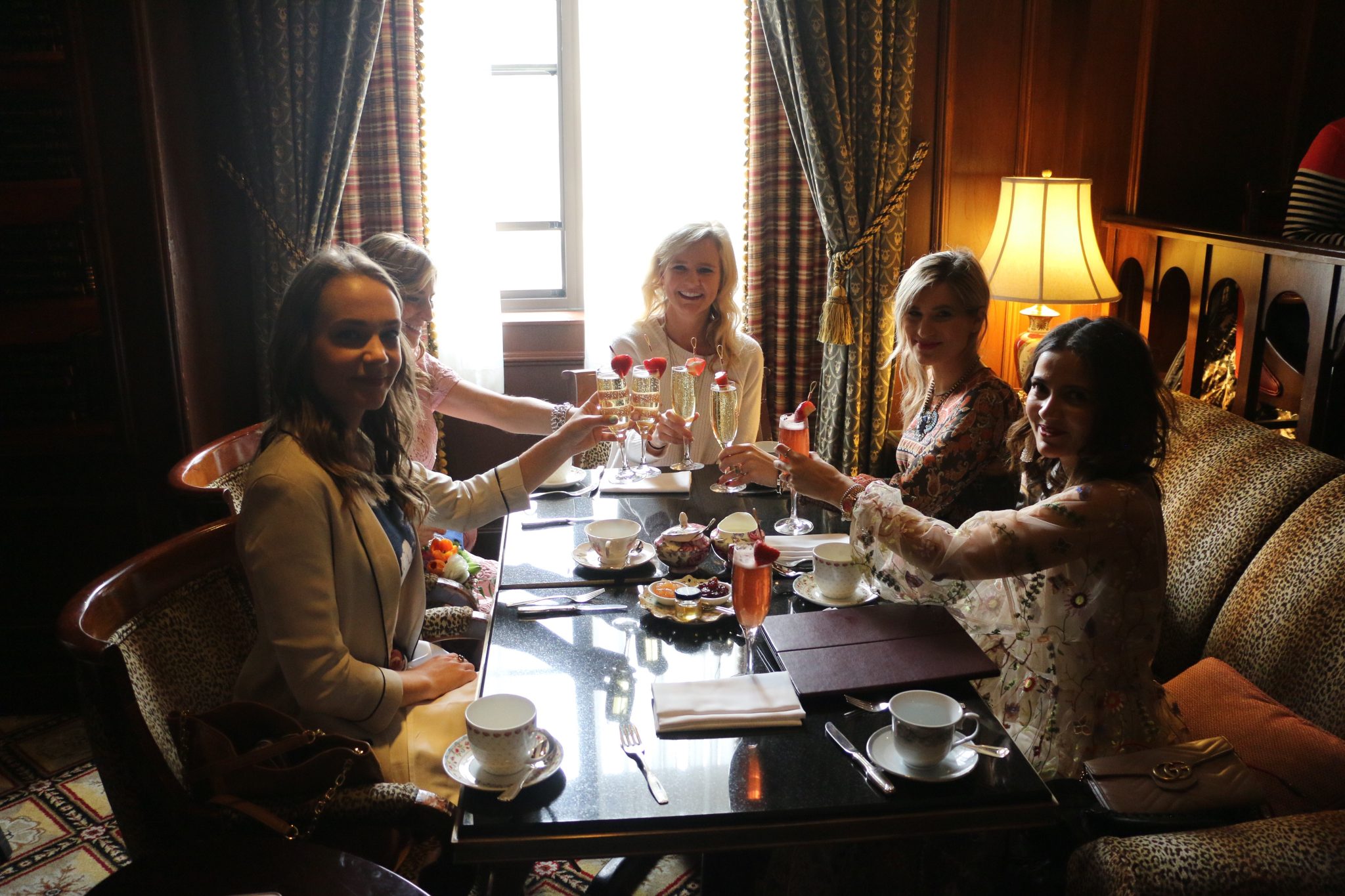 afternoon tea with girlfriends at the Fairmont Royal York Hotel Toronto