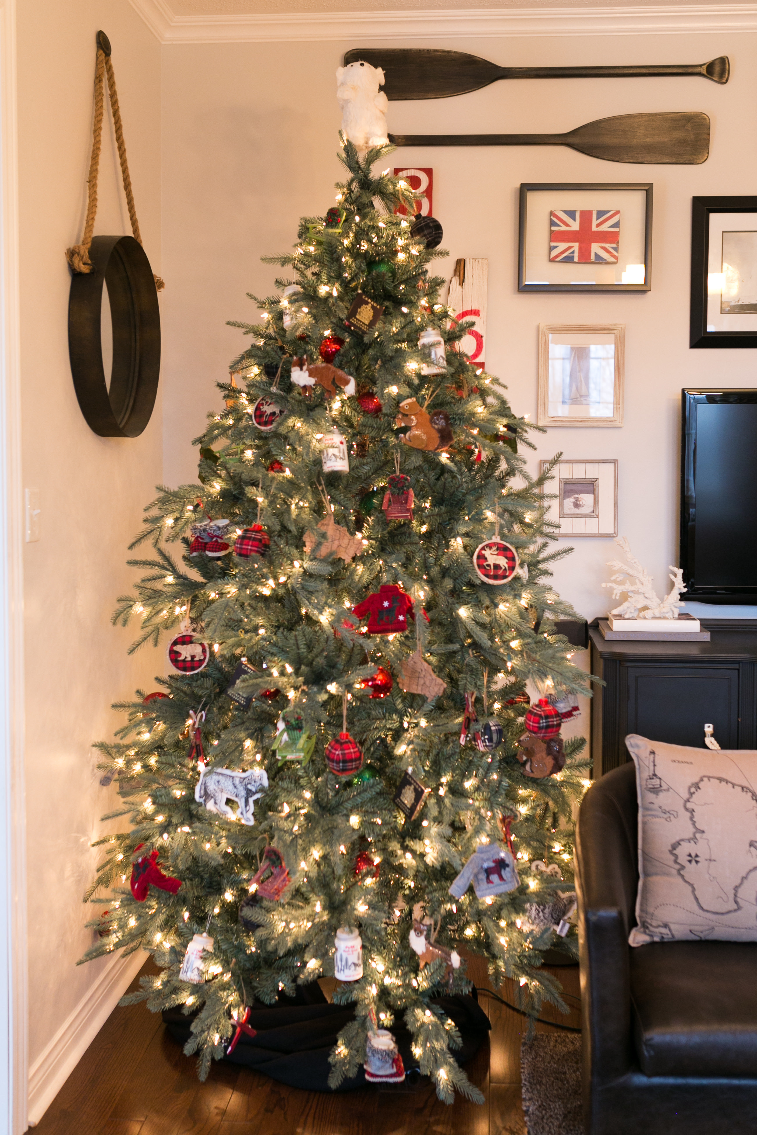Canadian Tire canvas Christmas tree sparkleshinylove