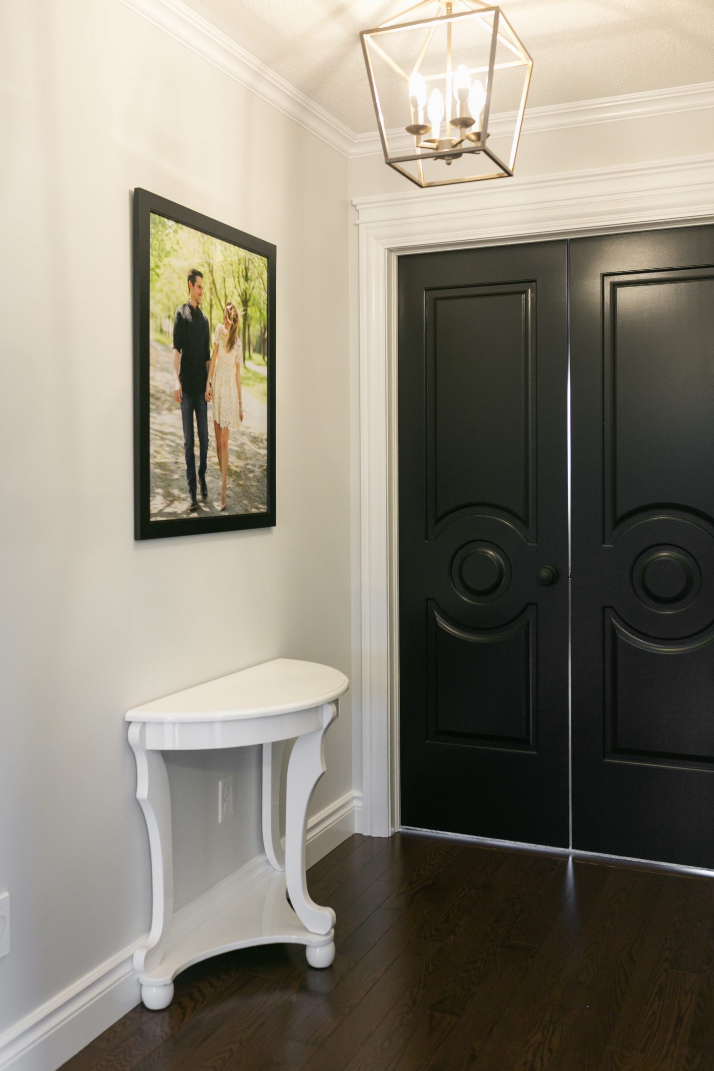 Hallway Makeover Reveal sparkleshinylove