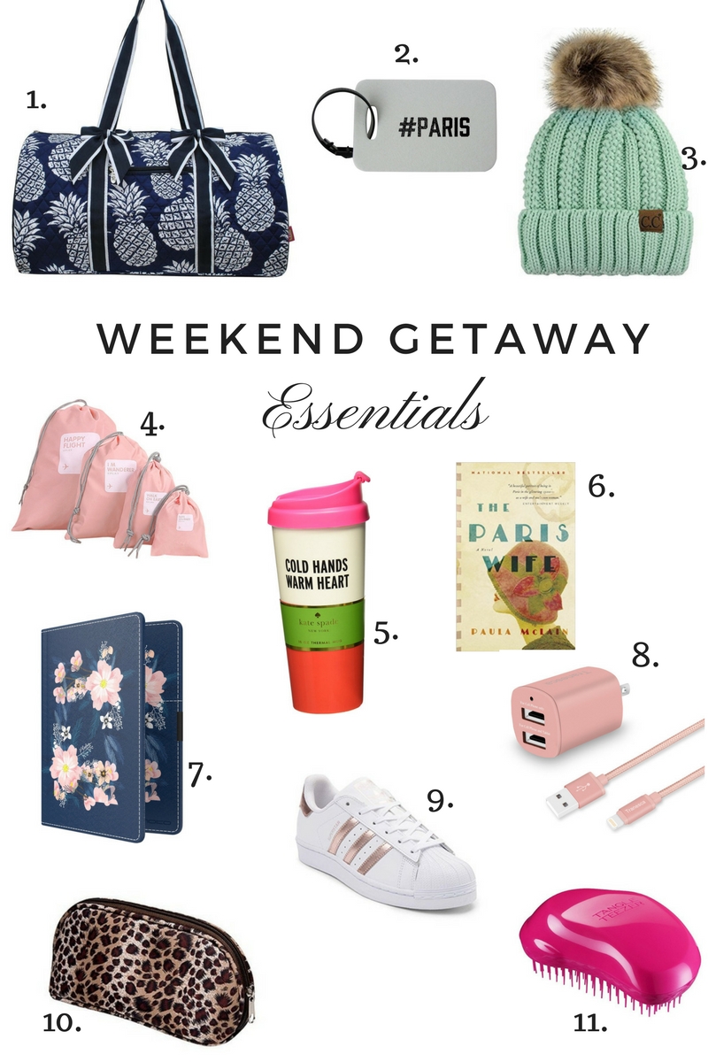 Weekend Getaway Essentials sparkleshinylove