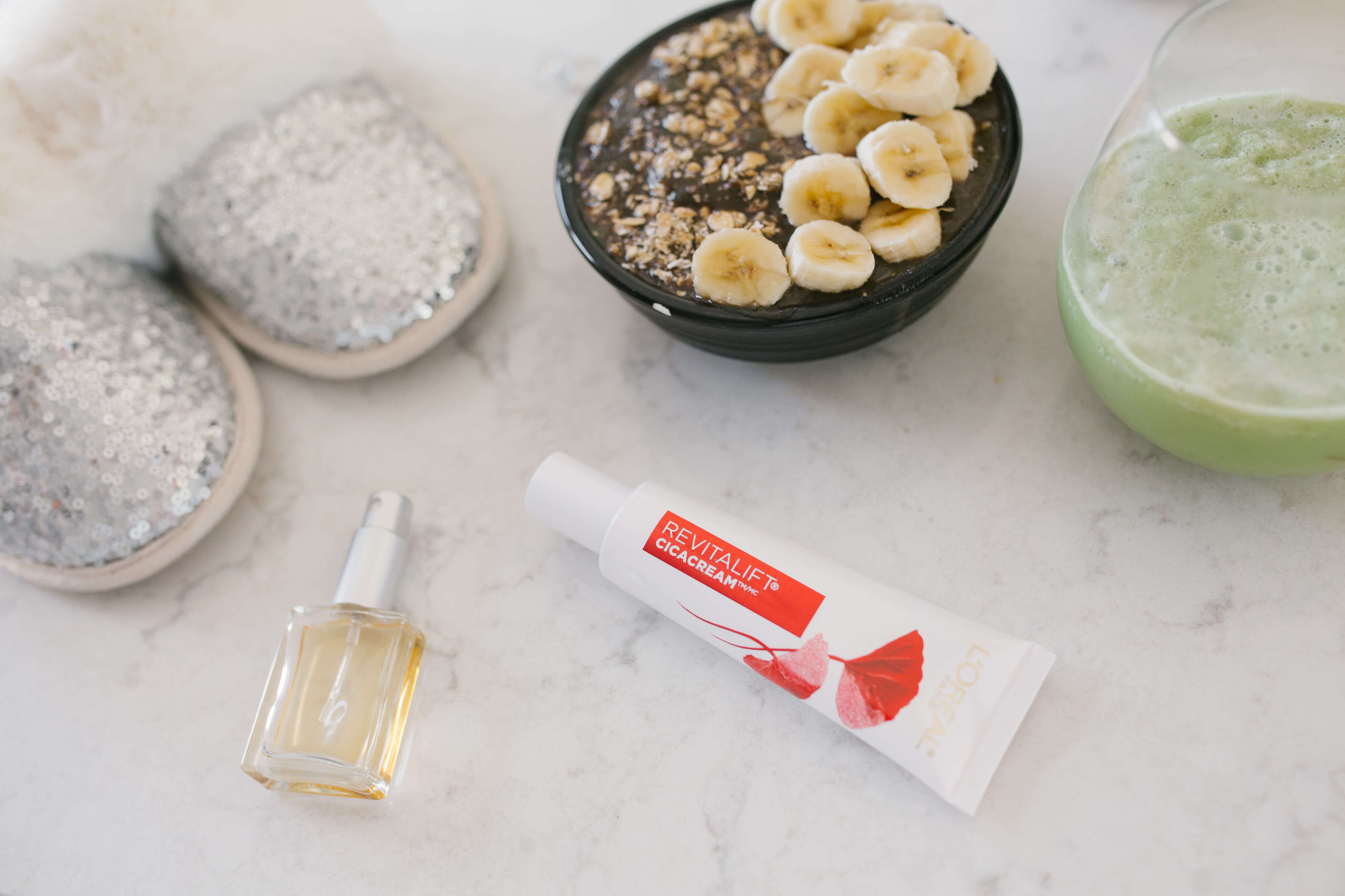 Review of L’Oreal’s Revitalift Cicacream; tips on staying active and eating healthy; mandy furnis sparkleshinylove