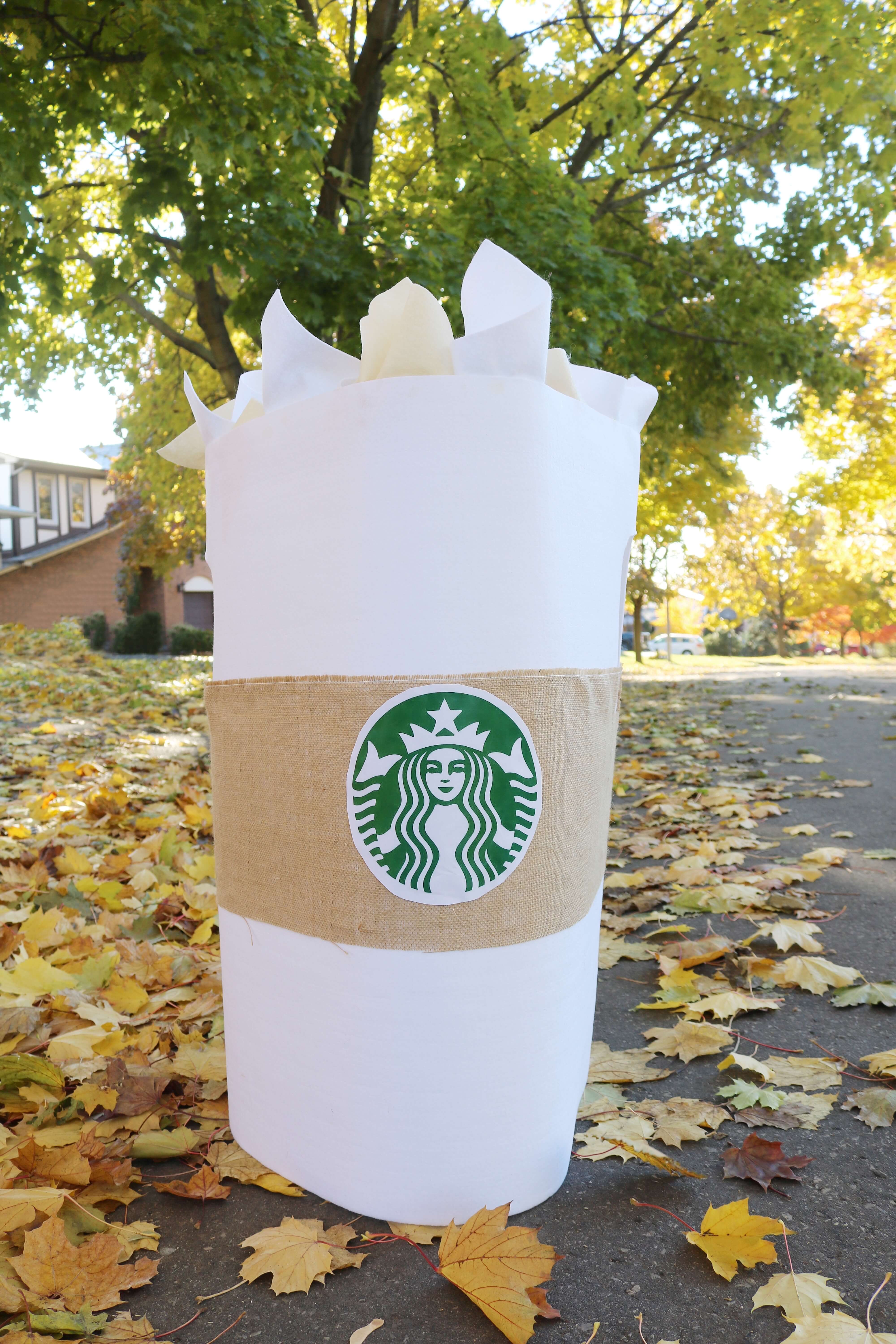 How to Make a Starbucks halloween costume sparkleshinylove
