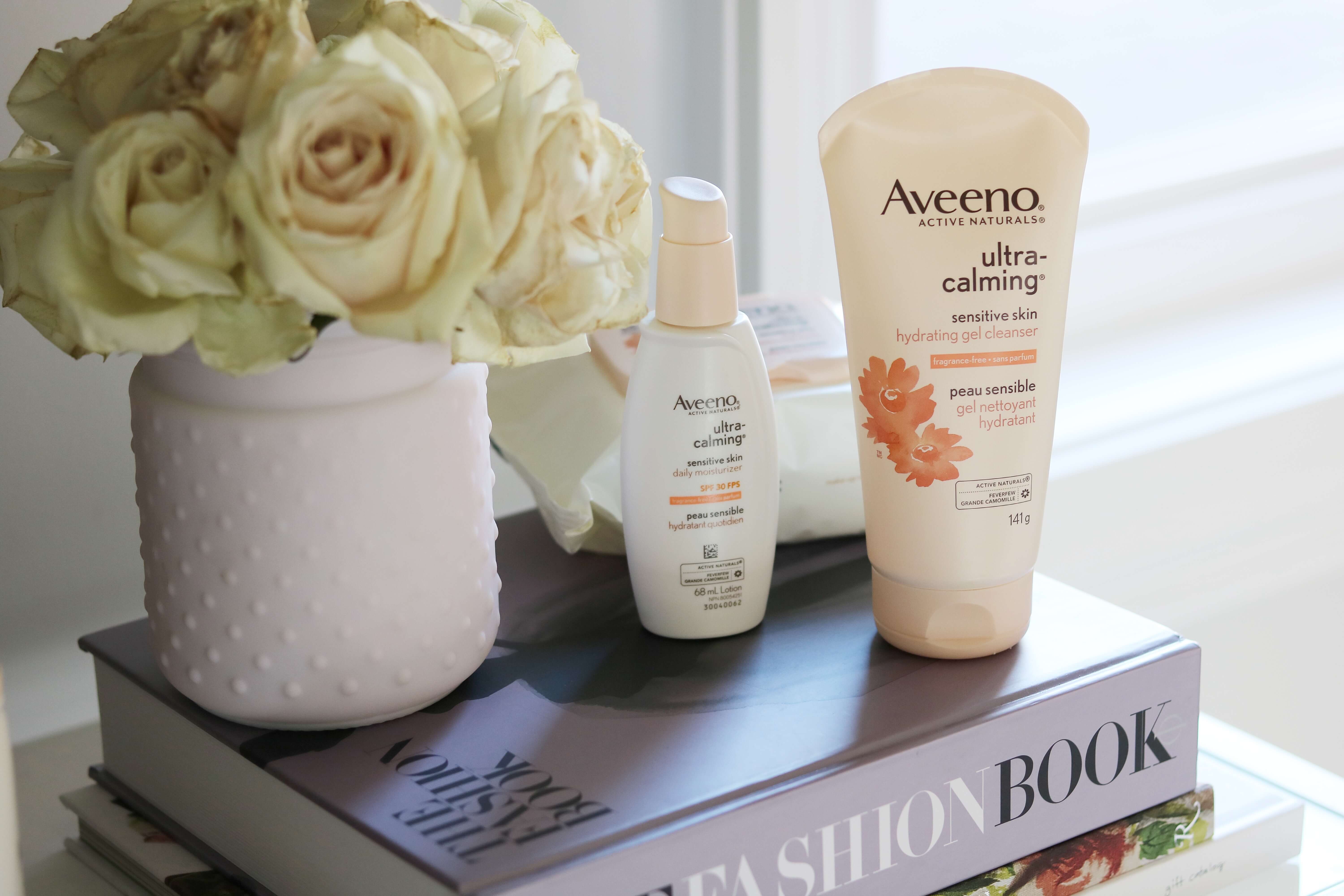 Three Ways To Get Back on Track After Vacation including a review of AVEENO® Ultra-Calming® Hydrating Gel Cleanser