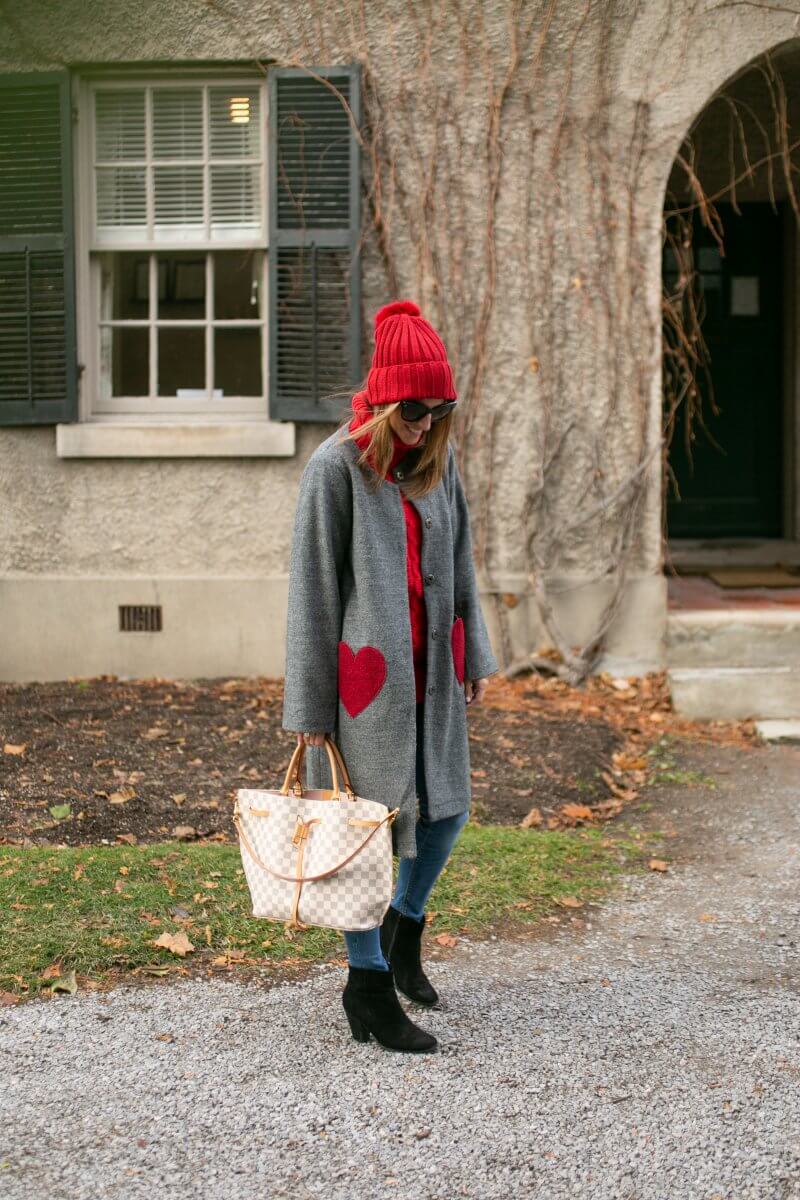 Coat with heart pockets; best winter coats; sparkleshinylove whitby blogger Mandy Furnis