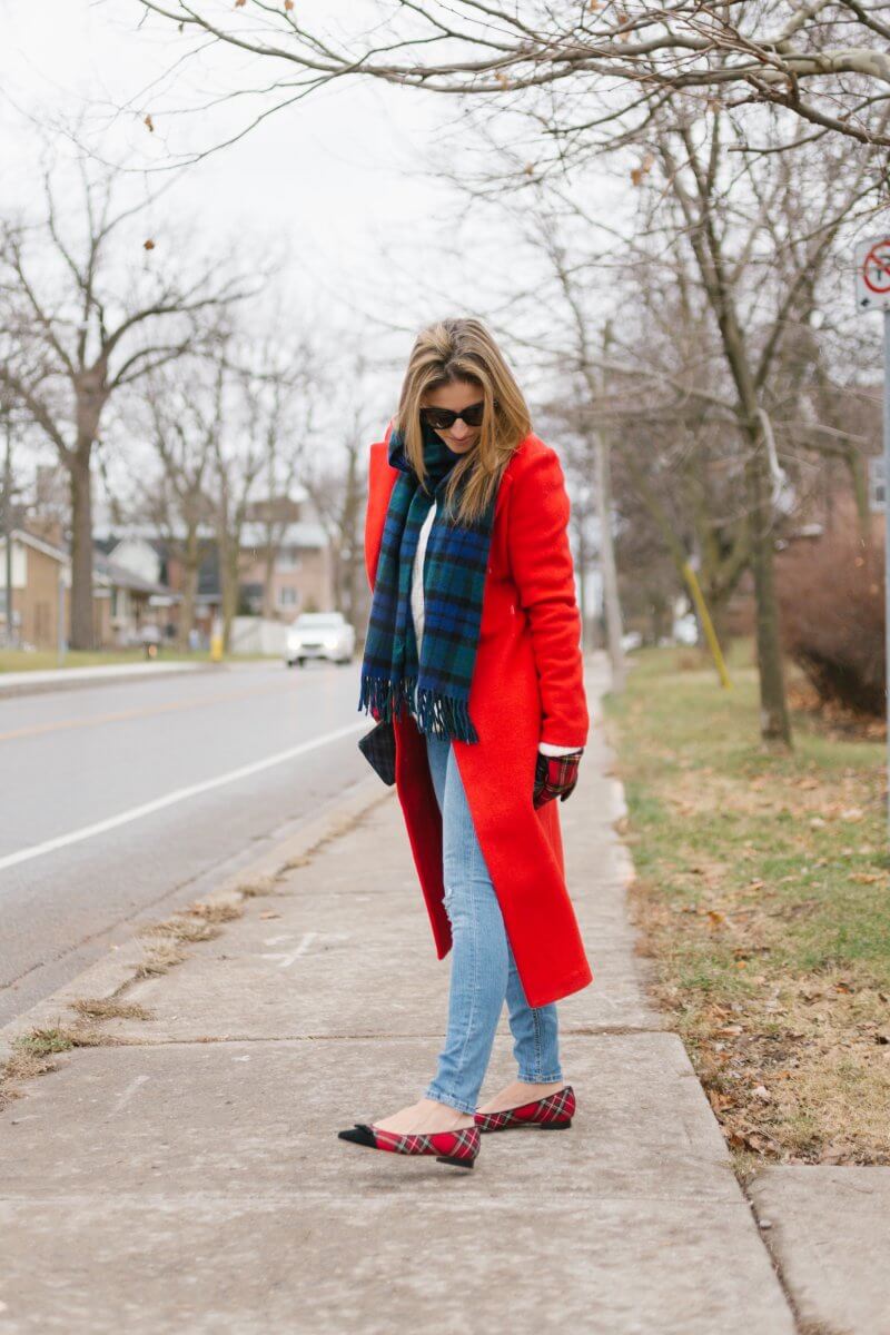 festive holiday look; red long coat for the holidays; christmas look; sparkleshinylove