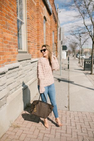 sparkleshinylove Mandy Furnis; Durham Region Blogger; Chicwish Ingenuous Girl Hand Knit Pom-Pom Sweater