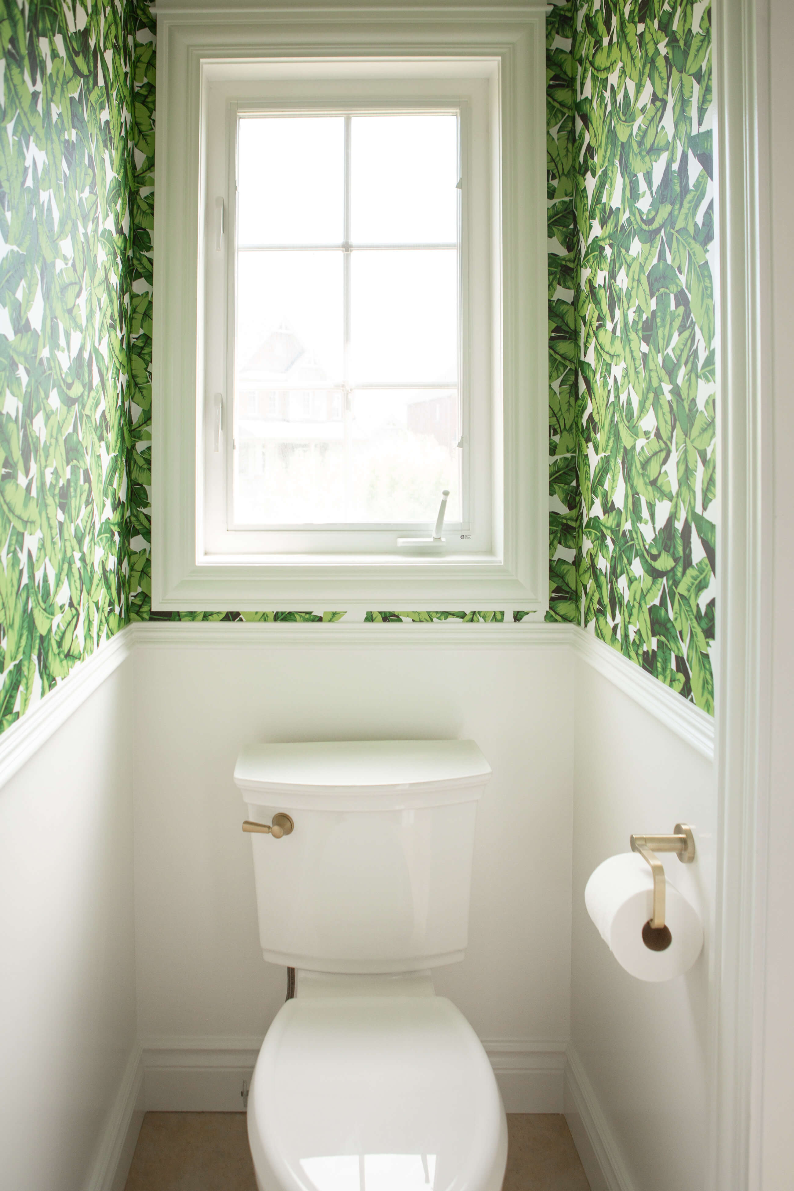 20 Palm & Collected Bathroom ideas | palm leaf wallpaper, leaf wallpaper,  bathroom