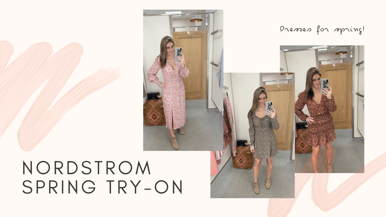 Nordstrom Spring Dress Try-On Session! sparkleshinylove