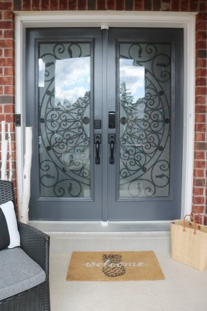 A Sleek New Front Door Look With The Alfred DB2-B - Sparkleshinylove