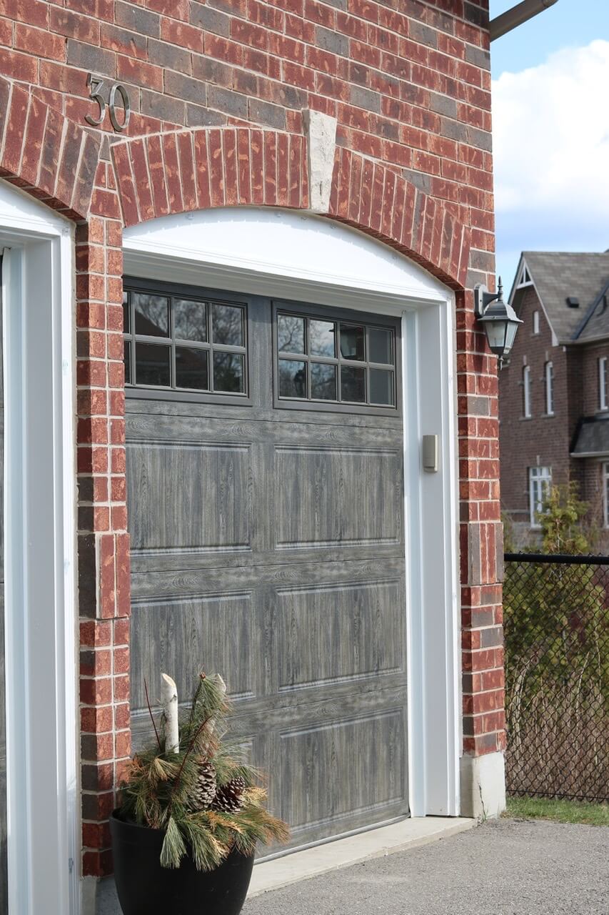 Updated grey garage doors