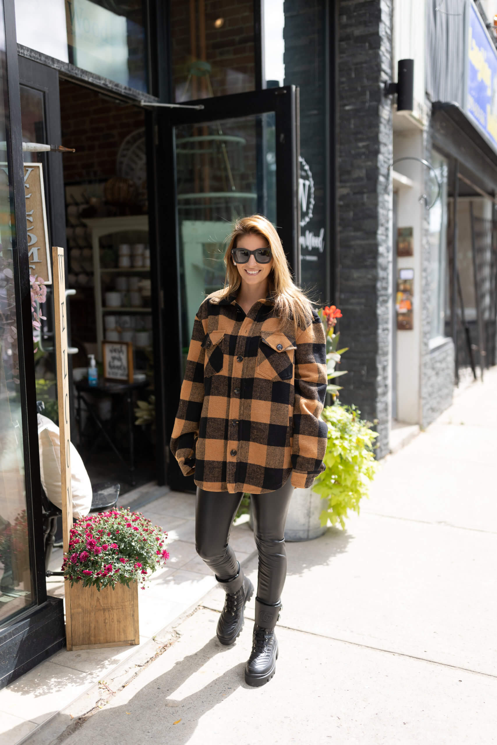 Shacket; fall style; fall outfit ideas; shacket from Turquoise Boutique Whitby