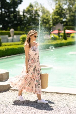 Floral Maxi for summer from Chicwish; Chicwish summer maxi; Durham Region sparkleshinylove Whitby