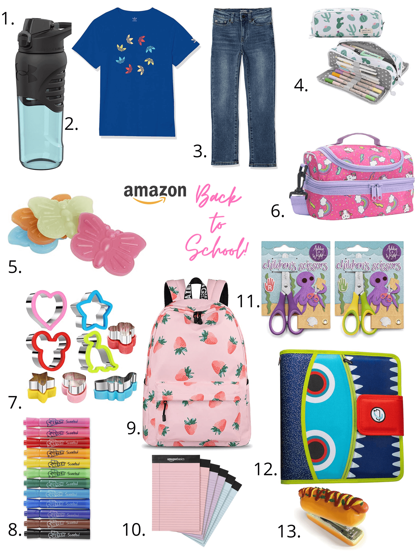 Amazon Back-to-school essentials for kids