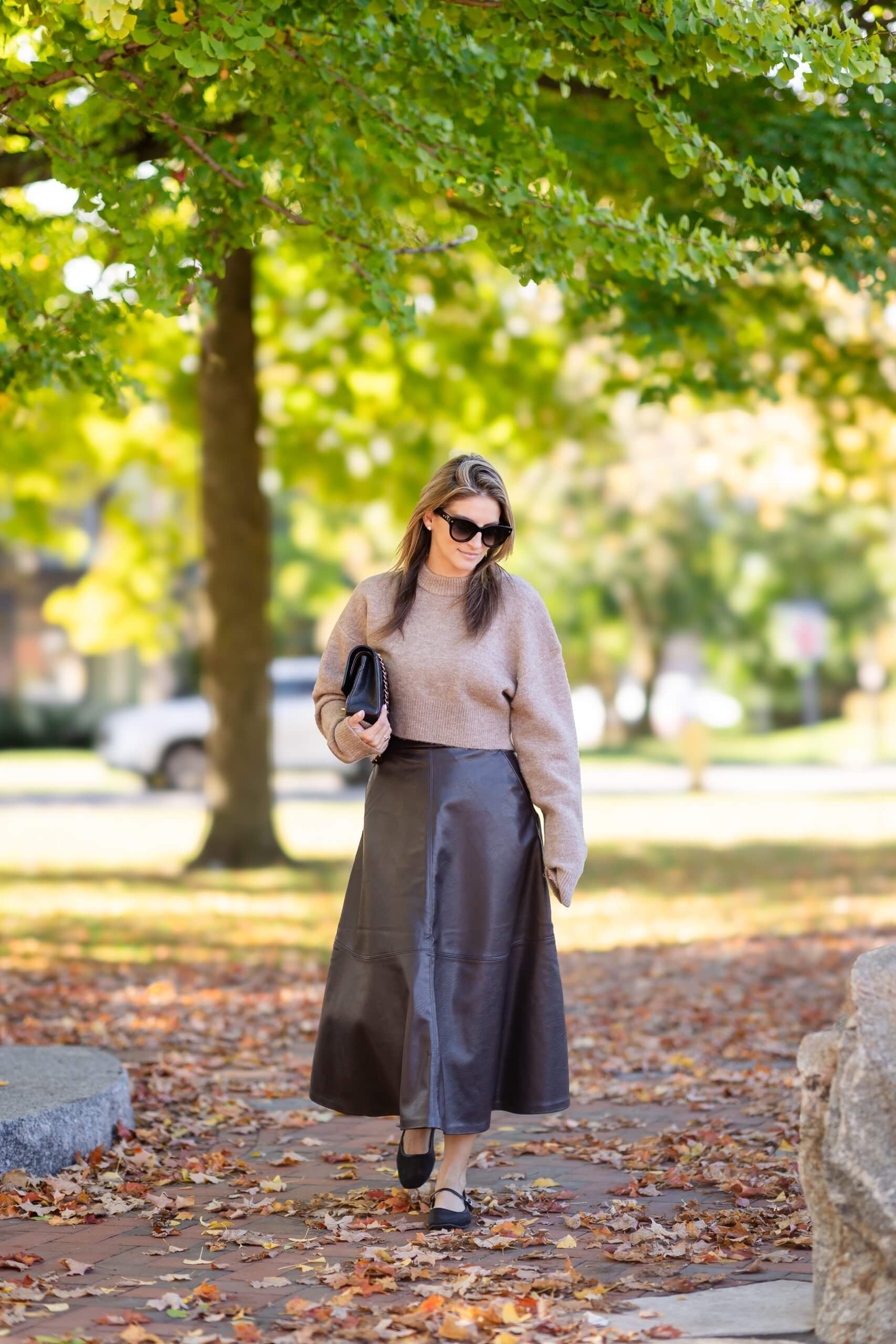 Winter style; winter style leather skirt; faux leather skirt; mandy furnis sparkleshinylove Durham Region Blogger