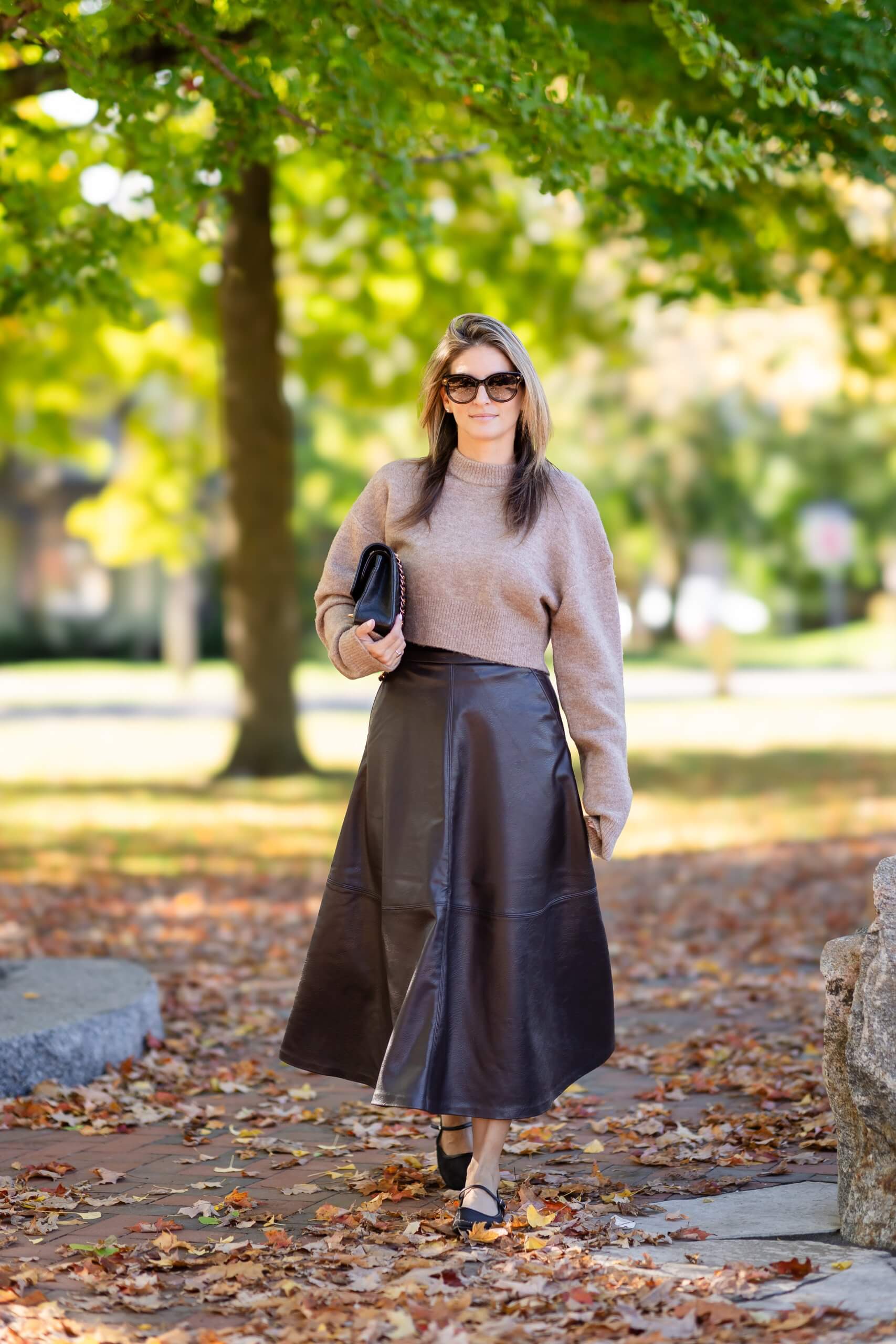 Winter style; winter style leather skirt; faux leather skirt; mandy furnis sparkleshinylove Durham Region Blogger