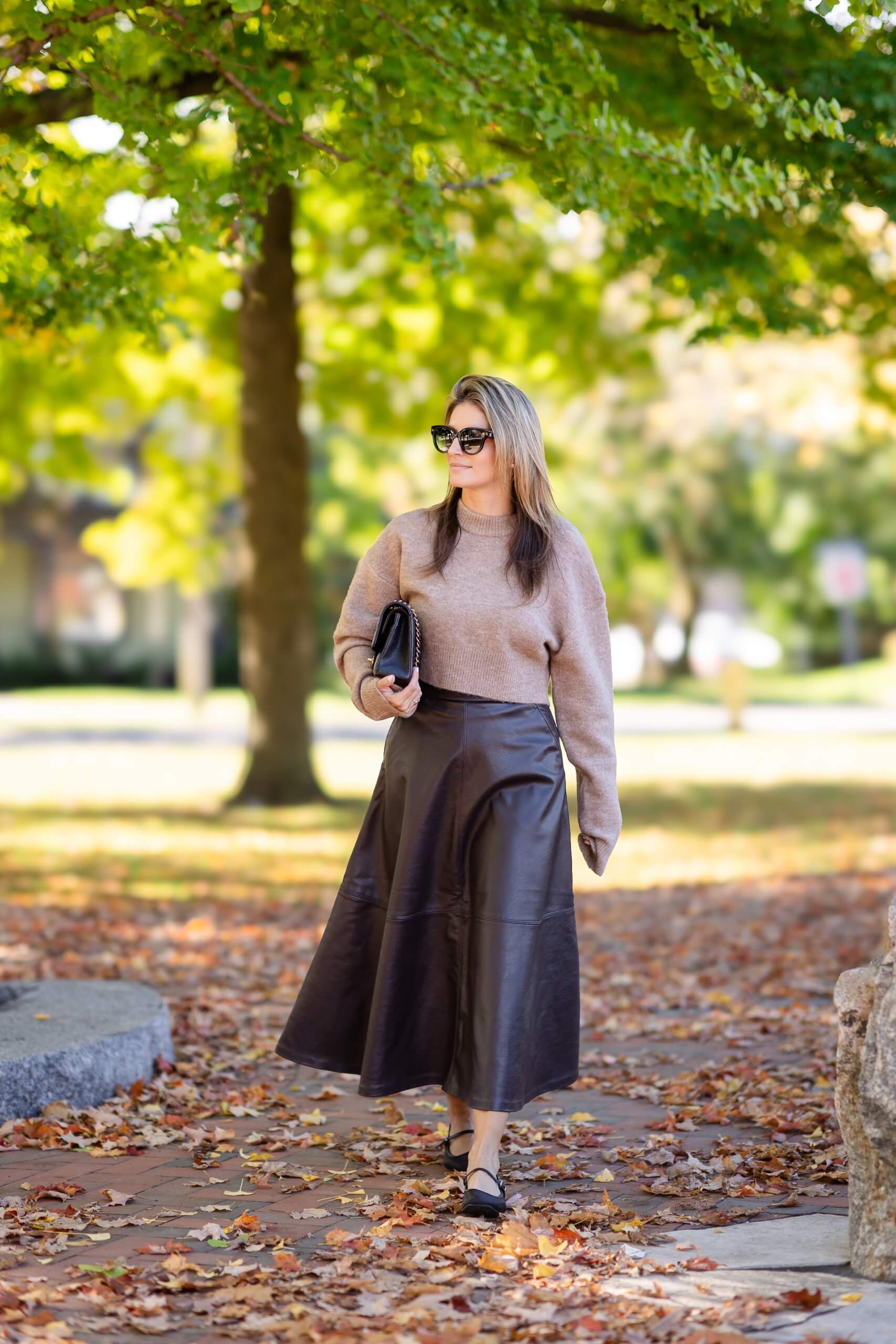 Winter style; winter style leather skirt; faux leather skirt; mandy furnis sparkleshinylove Durham Region Blogger