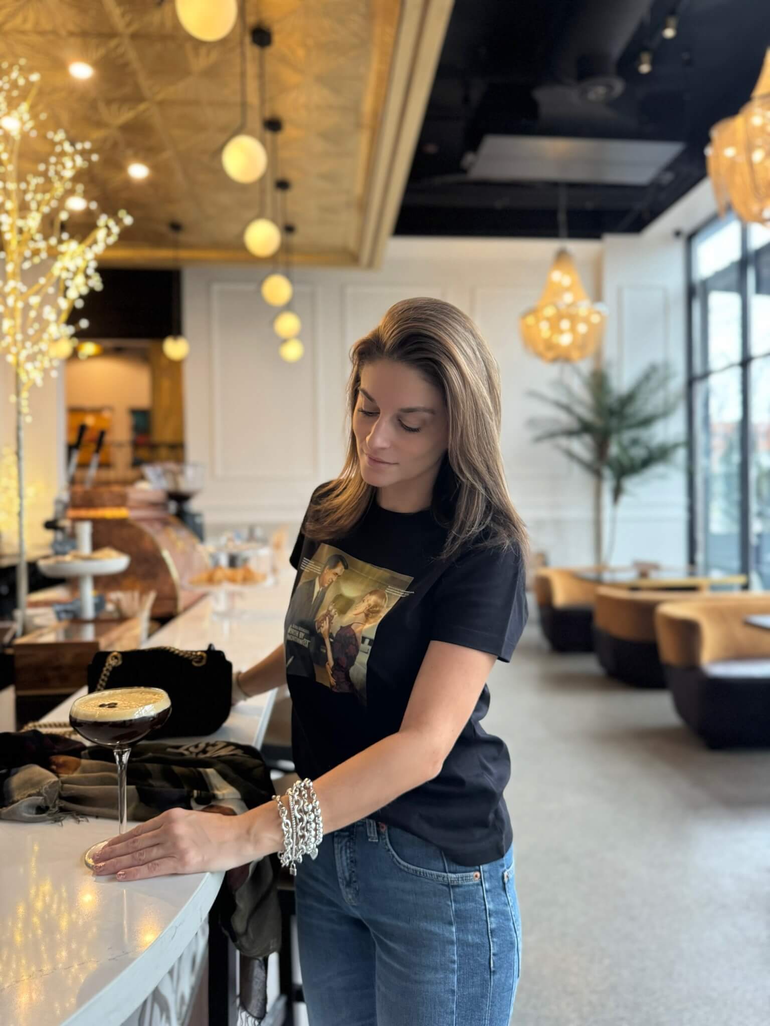 Garbo's Winter Look Jeans and T-Shirt; Garbos Boutique Ajax; durham region shopping