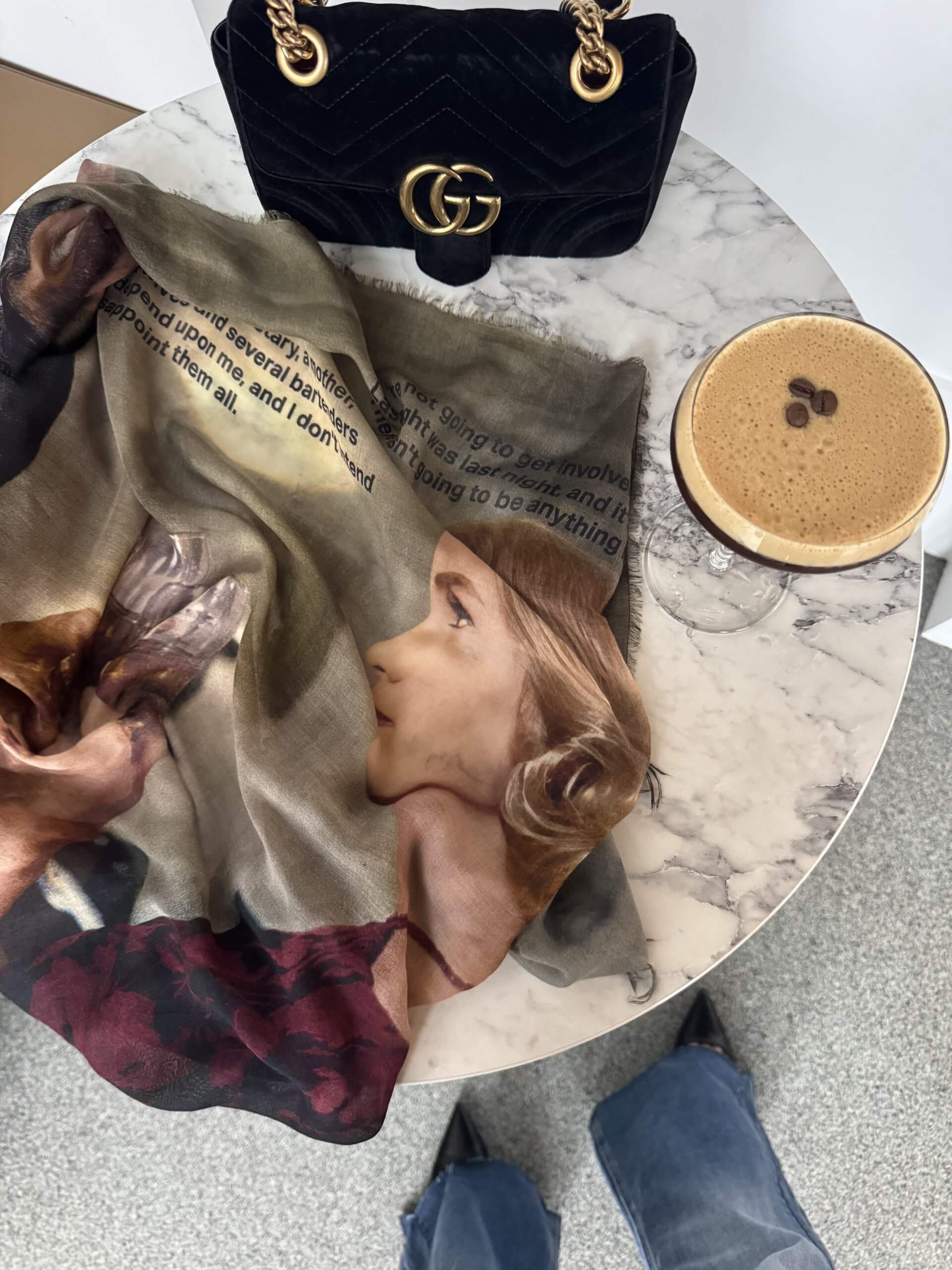 Garbo's Winter Look Jeans and T-Shirt; Garbos Boutique Ajax; durham region shopping