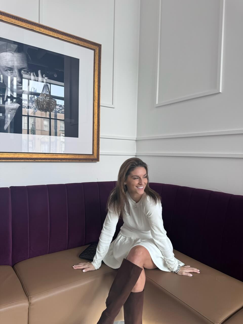 White dress from Chicwish; winter style; chicwish dress white; durham region blogger sparkleshinylove mandy furnis